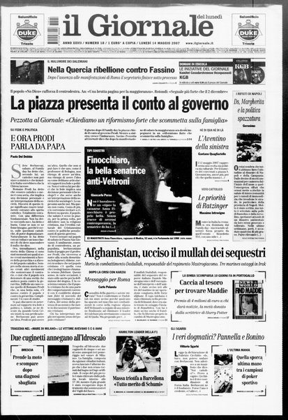 Il giornale del lunedi